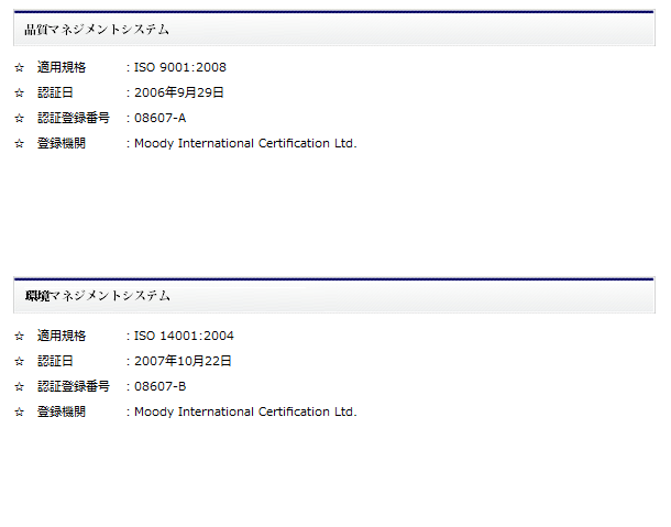 中島工業の沿革